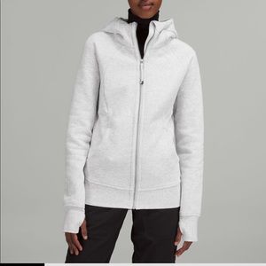 NWOT Lululemon Scuba Full Zip Grey size 4